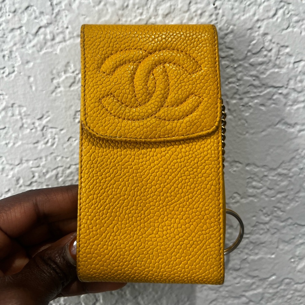 Vintage Chanel wallet card case holder